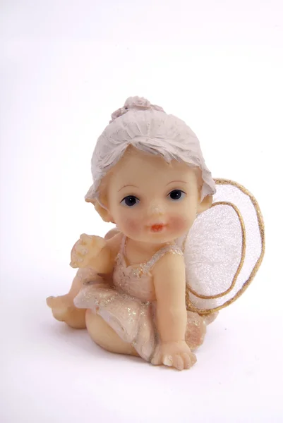 Porcelain baby angel — Stock Photo, Image