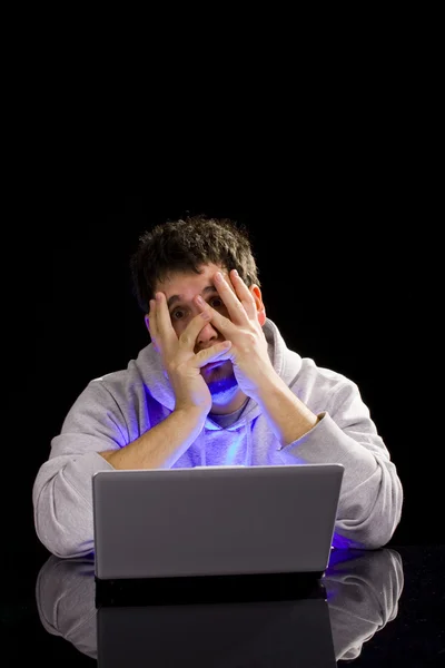 Frustración del ordenador — Foto de Stock