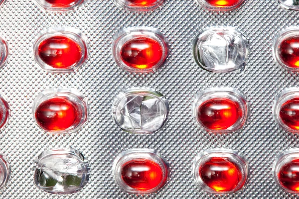 Pills in blister — Stock Photo, Image