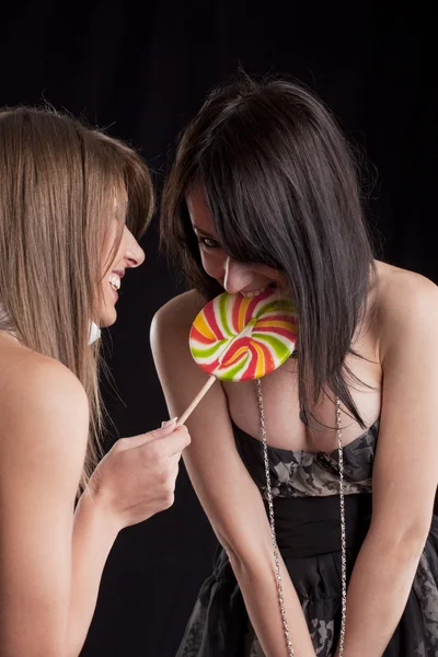 Lollipop jogar — Fotografia de Stock