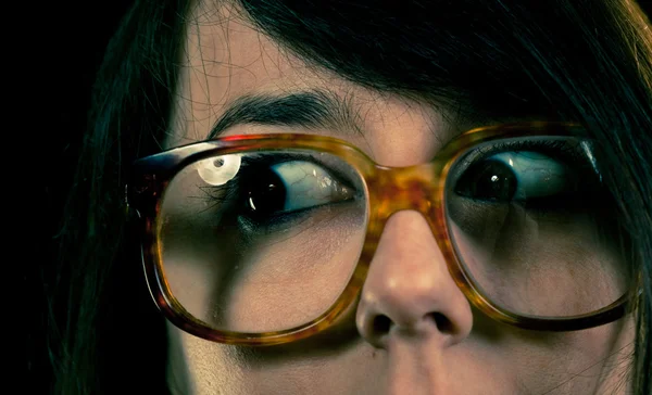 Lustige Geek-Brille — Stockfoto