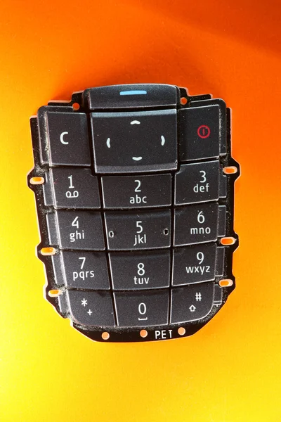 Pezzo di ricambio per telefono cellulare - tastiera — Foto Stock