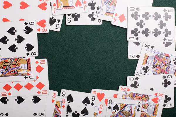 Casino cards frame — Stock Photo, Image