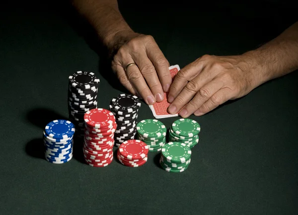 Casino poker tablo kavramı — Stok fotoğraf