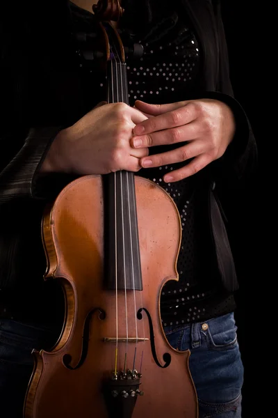 Klassisk musikinstrument - violin - Stock-foto