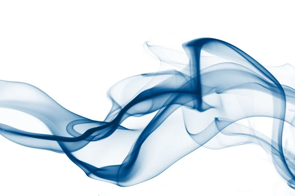 Fumaça azul Fotografia De Stock