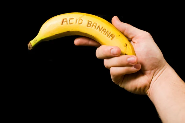 Acid banana gun — Stock Photo, Image