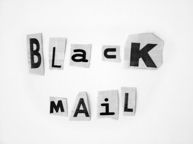 Blackmail terror clipart