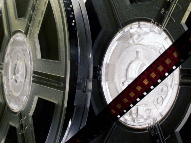 Film reels with film clipart