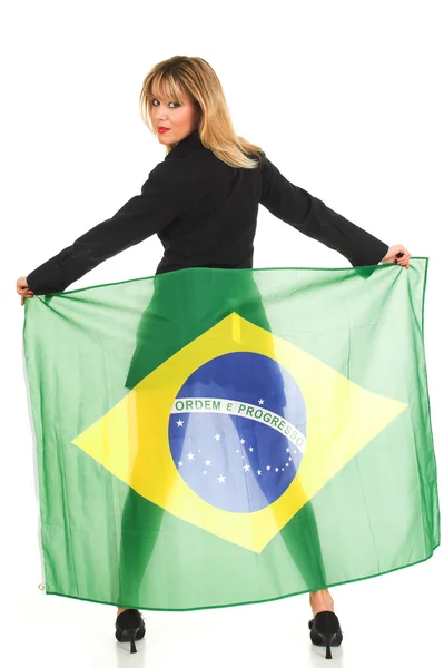 Bandera de Brasil — Foto de Stock