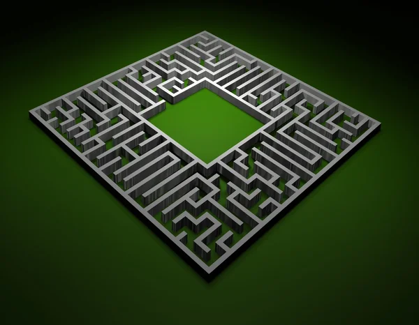 stock image Labyrinth 3D render