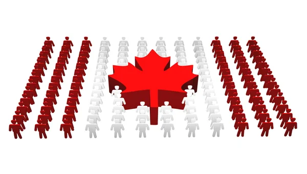 加拿大-加拿大国旗 — 图库照片