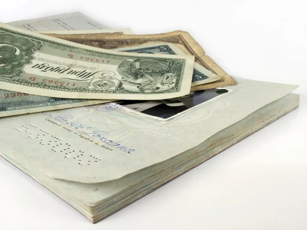 Travel Passport and money — Stock Photo, Image