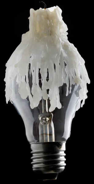 Žárovka svíčka — Stock fotografie