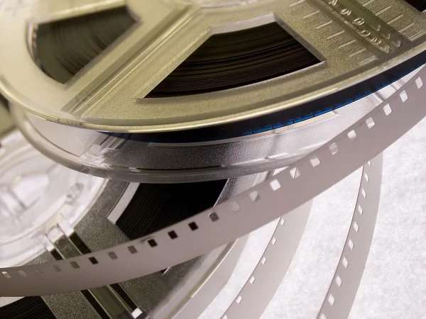 Film reels with film — Stock Photo, Image