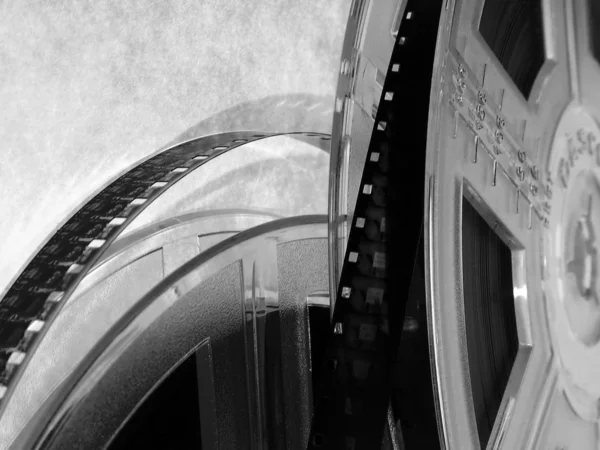 Filmové kotouče s filmem — Stock fotografie