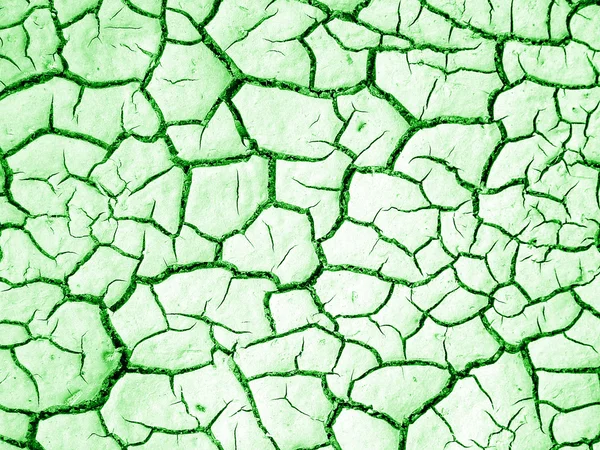 Textura verde rachadura Fotografias De Stock Royalty-Free