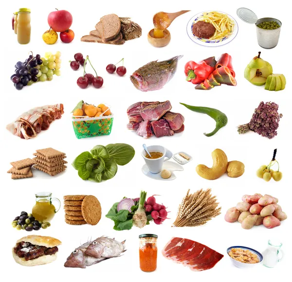 Vários alimentos — Fotografia de Stock