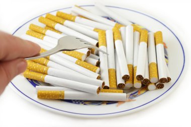 Cigarettes for Meal clipart