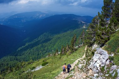 Mountain Hiking clipart