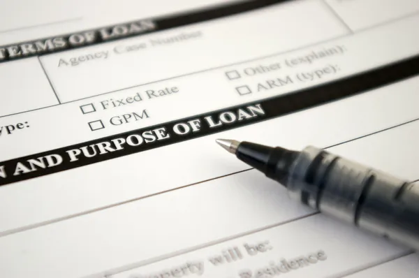 Pedido de empréstimo — Fotografia de Stock