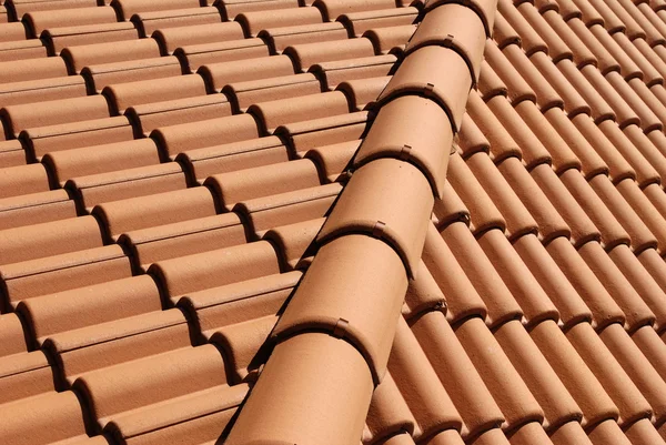 Mediterrâneo casa telhado estilo — Fotografia de Stock