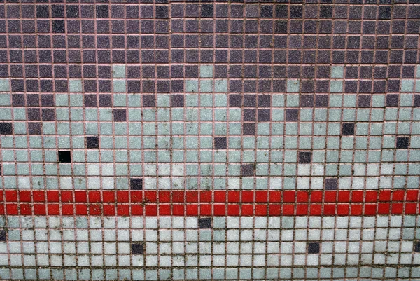 Renkli mozaik duvar — Stok fotoğraf