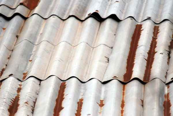 Kovové střechy — Stock fotografie