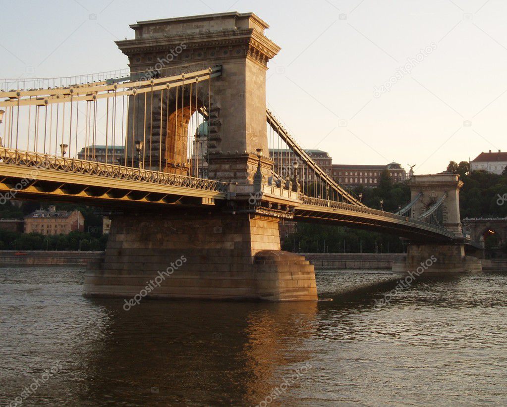 The bridge in Budapest,Hungary