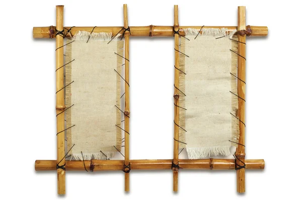 Чистий бамбуковий щит ручної роботи Стокова Картинка