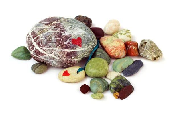 Pedras de amor . Fotos De Bancos De Imagens Sem Royalties