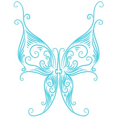 Abstract butterfly clipart