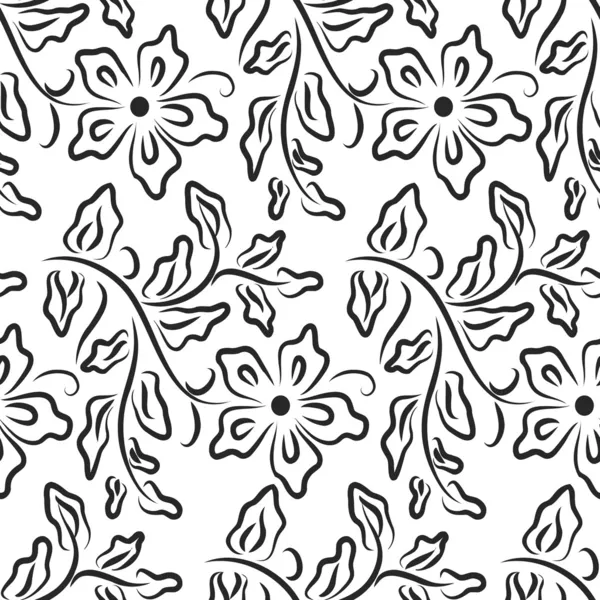 Floral wallpaper — Stock Vector