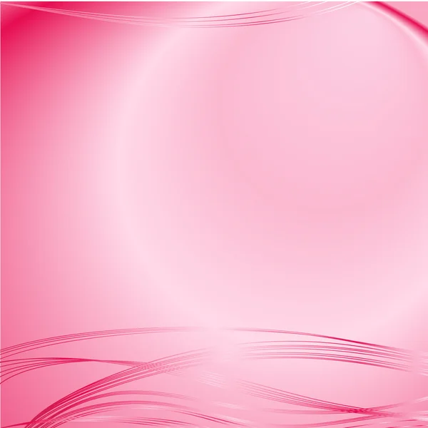 Abstract pink background with waves — Stock Vector