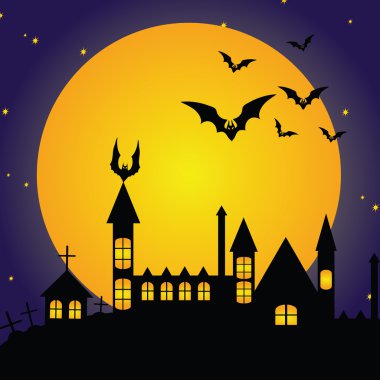 Halloween background clipart