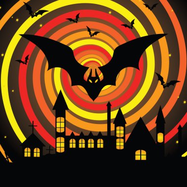 Halloween background clipart