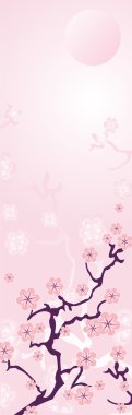 Sakura background clipart