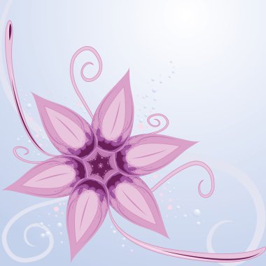 Abstract floral background clipart