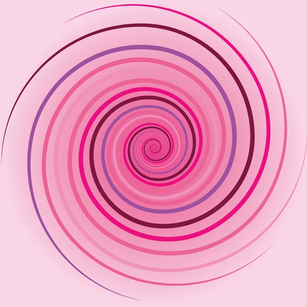 Redemoinho de cor abstrato no fundo rosa — Vetor de Stock