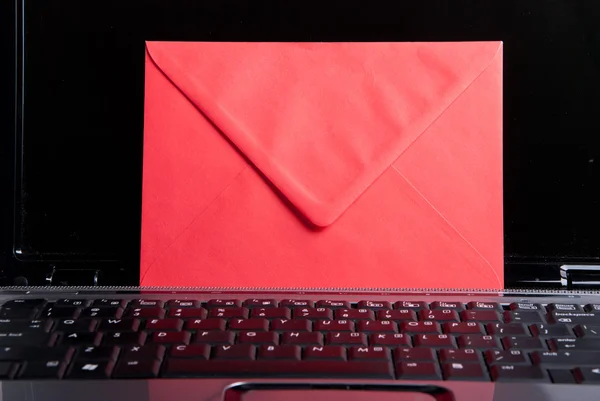 Keyboard and envelope. — Stock Photo, Image