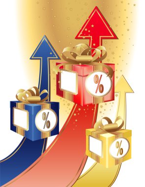 Concept of successful capital investment clipart