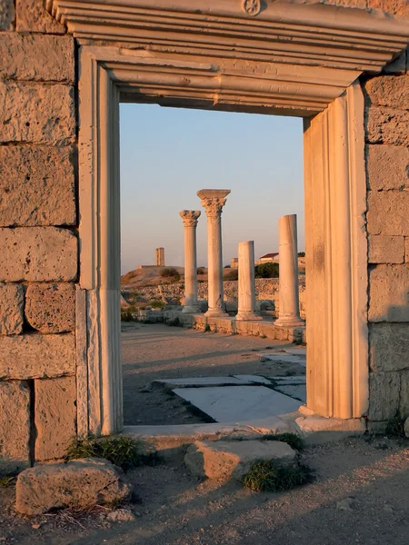 Ruiny Bazyliki starożytnych — Zdjęcie stockowe