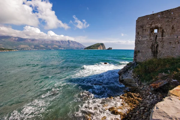 Een van de weergaven op de Adriatische Zee — Stockfoto