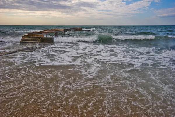 stock image Old pier in Budva