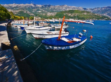 budva'nın güzel pier