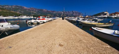 budva'nın güzel pier