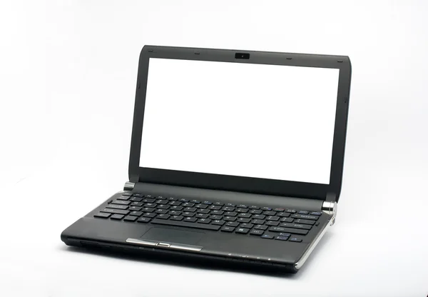Laptop isoliert — Stockfoto