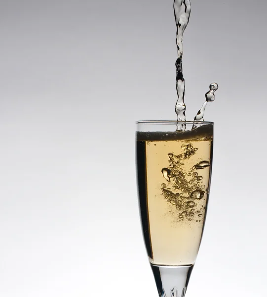 Скло champange — стокове фото