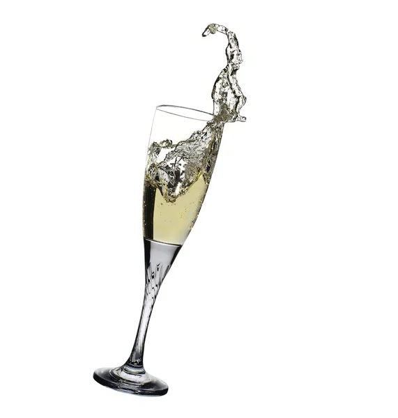 Pohár champange Stock Kép