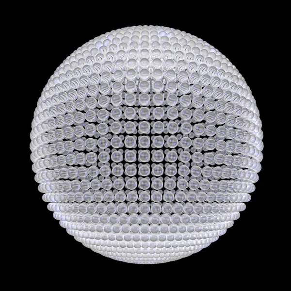 Sphere from glass spheres — Stock Photo, Image